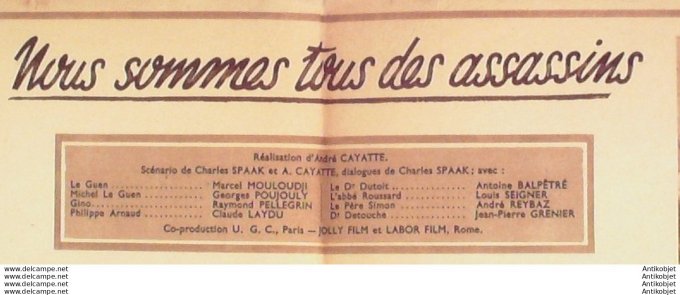 Mon Film 422 54-09-22 Le secret d'Helene Marimon Ira Miranda Frank Villard