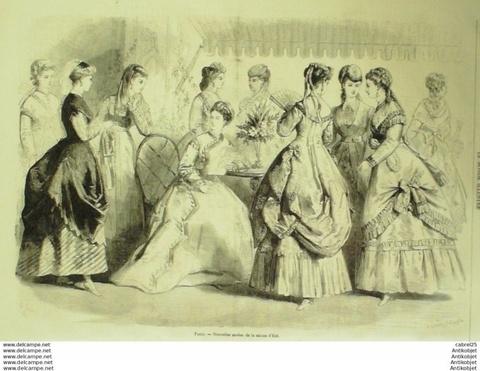 Le Monde illustré 1868 n°591 Plombieres (88) Herival Sénégal Lampsar Géorgie Jegerouhaiska Baiala Ka