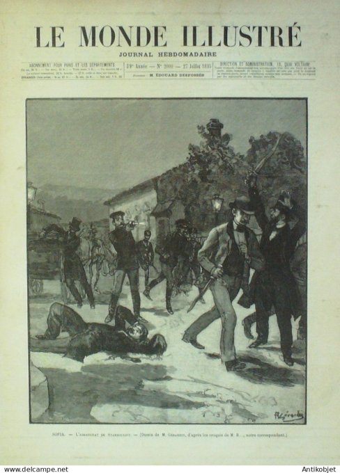 Le Monde illustré 1895 n°2000 Madagascar Mevatanana Bondy (93) Fontainebleau (77)
