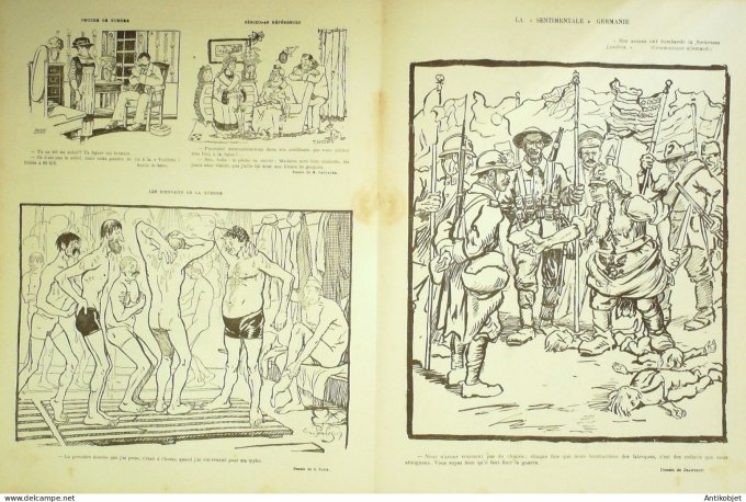 Le Rire Rouge 1917-06-30 # 137 Journal humoristique Ed.Originale La Germanie