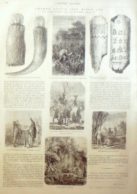 L'Univers illustré 1865 # 485 Allemagne Dusseldorf Guadeloupe Chine Boutan Venise Murano