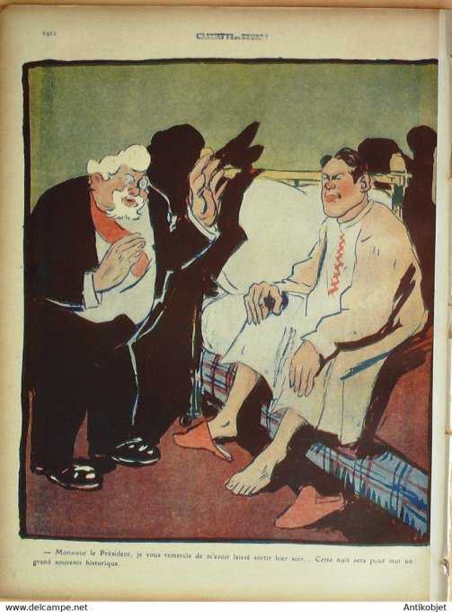 L'Assiette au beurre 1909 n°452 Manoel II en voyage Camara Da Leal