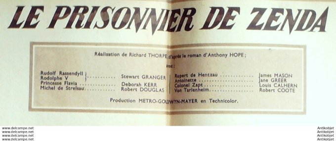 Mon Film 418 54-08-25 L'affaire Maurizius Madeleine Robinson Daniel Gelin