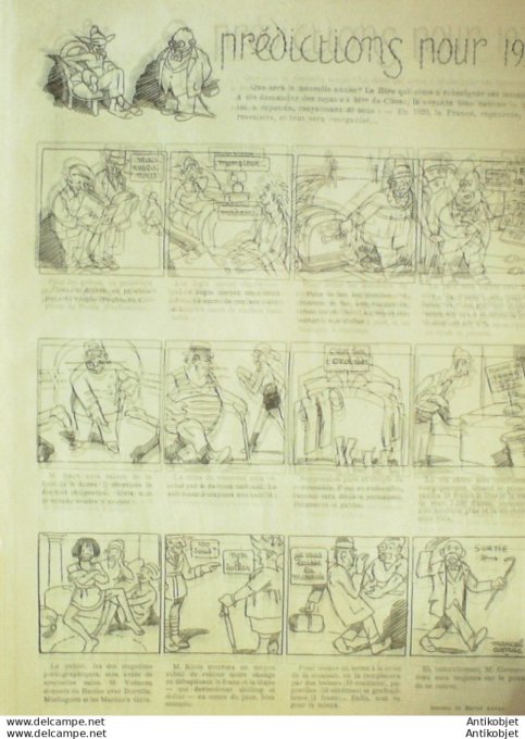 Le Rire 1920-01- 3 #  53 Journal humoristique Ed.Originale Harmonie