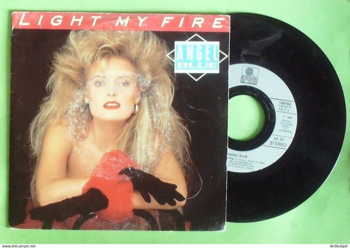 Angel Blue 45T SP Light my fire 1988