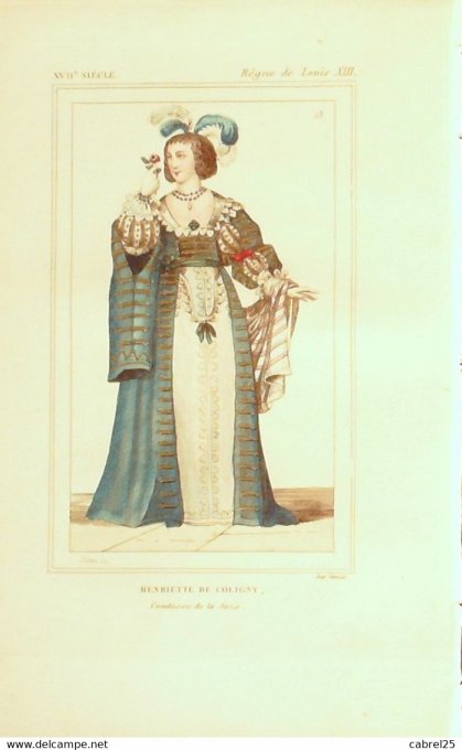 De Coligny Henriette Comtesse de Sure 17ème