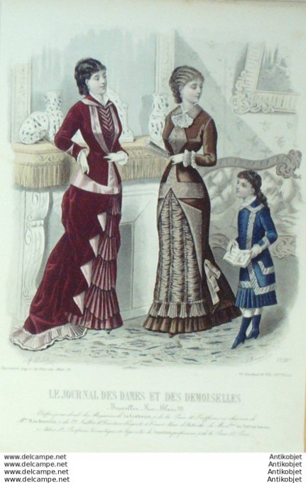 Journal des Dames Demoiselles 1880 # 1736 (Maison Scabieuse)
