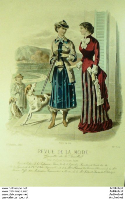 Gravure de mode Costume Parisien 1914 pl.154 FRANC-NOHAIN Madeleine-Robe