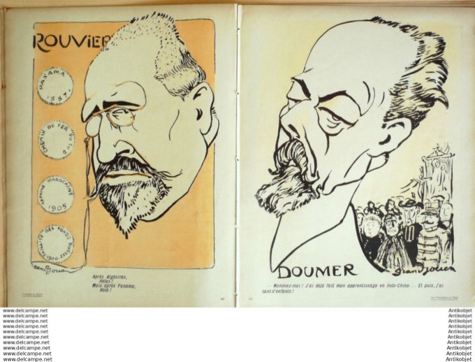 L'Assiette au beurre 1906 # 250 Les pretendants au Trone Grangjouan