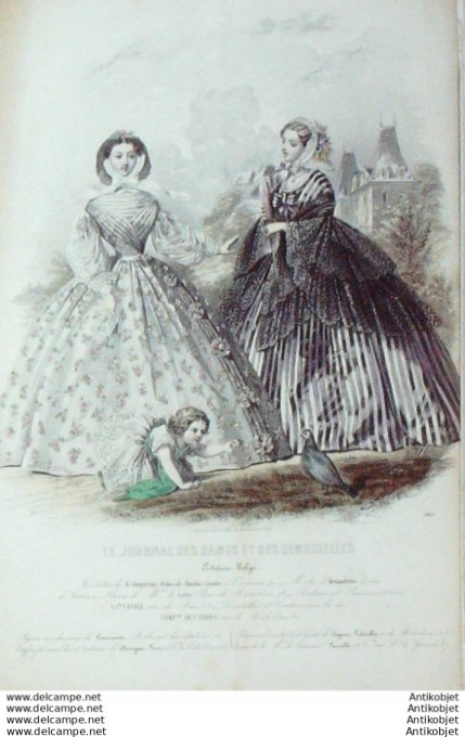 Journal des Dames Demoiselles 1859 # 565 (Maison Lhopiteau)