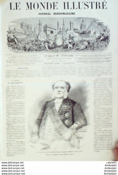 Le Monde illustré 1867 n°509 Sénégal Basse Casamance Angleterre Sydenbam Algérie Mitidja