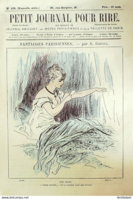 Petit journal pour Rire 1868 #  159 Fete des environs de Paris Lafosse