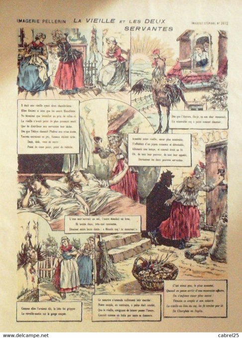 La Vieille & Les Deux Servantes (Pellerin d'epinal)