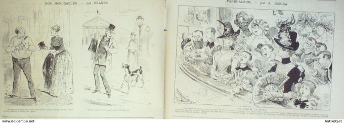 Soleil du Dimanche 1897 n°43 Préfets Police Roubaix (59) mort Torero par Parlade