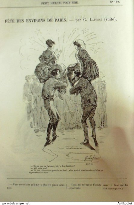 Petit journal pour Rire 1868 #  159 Fete des environs de Paris Lafosse