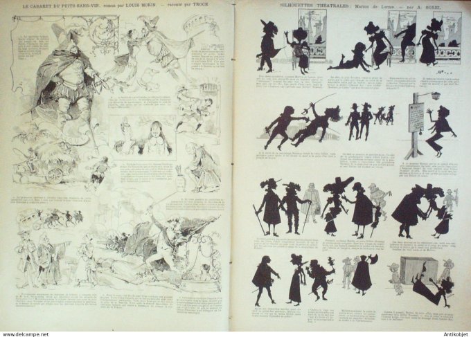 Soleil du Dimanche 1897 n°43 Préfets Police Roubaix (59) mort Torero par Parlade