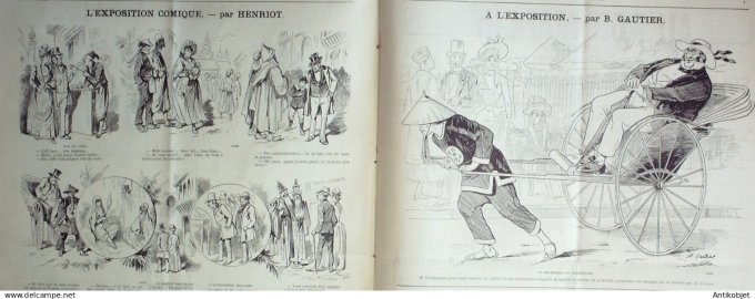 Le Rire 1895 n° 17  Heidbrinck Radiguet Bordier Motte Couturier Delaw Dépaquit