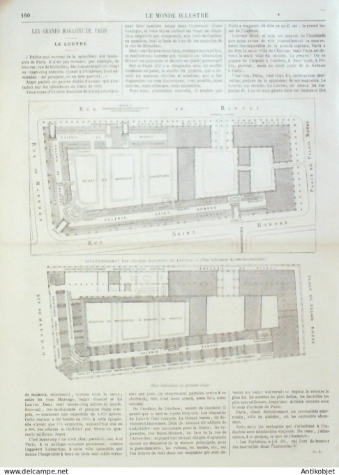 Le Monde illustré 1870 n°673 Marseille (13) Italie Rome Espagne Madrid Prado