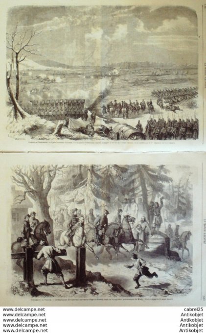 Le Monde illustré 1864 n°359 Danemark Oversee Pologne Slouska Novogrodeck Ile D'elbe San Martino