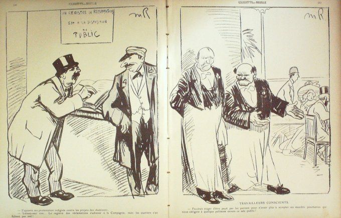 L'Assiette au beurre 1910 # 489 Ce pauvre public Metivet Radiguet