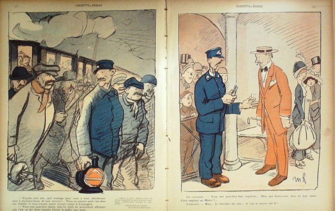 L'Assiette au beurre 1910 # 489 Ce pauvre public Metivet Radiguet