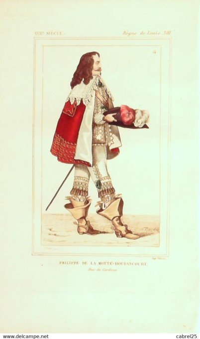 Philippe De La Motte Houdancourt Duc Cardone 17ème 1852