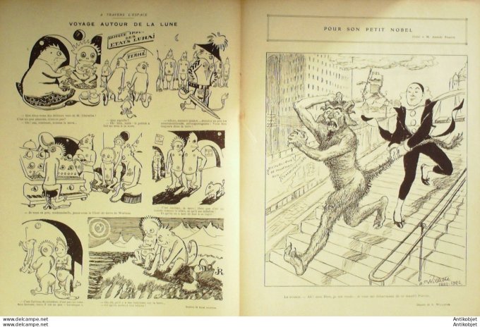 Le Rire 1921-12-17 # 150 Journal humoristique Ed.Originale Dyable petit Nobel
