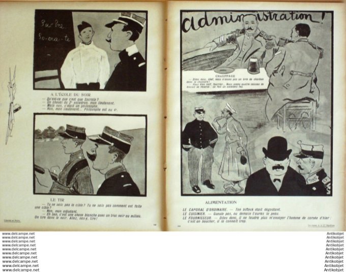 L'Assiette au beurre 1905 # 246 Les Armees de la IIIe Republique d'Ostoya
