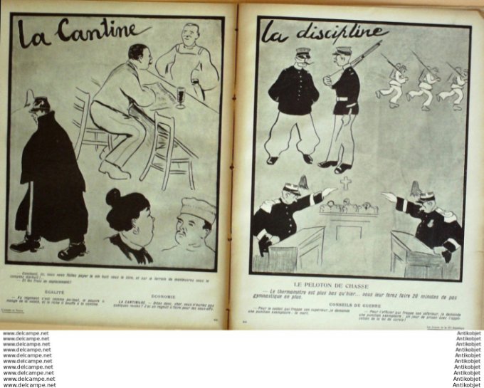 L'Assiette au beurre 1905 # 246 Les Armees de la IIIe Republique d'Ostoya