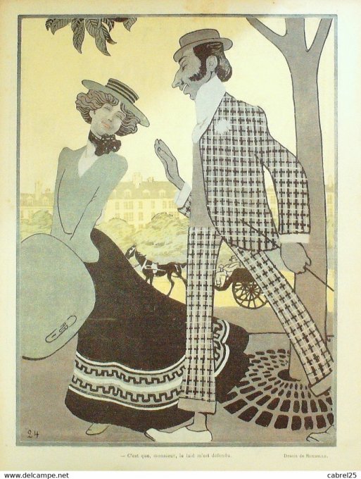 Le Rire 1903 n° 2 Hermann Roubille Balluriau Delaw Métivet Iribe Burret
