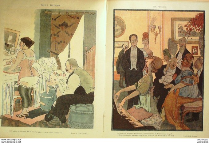 Le Rire 1919-03- 1 #   9 Journal humoristique Ed.Originale Berne congres