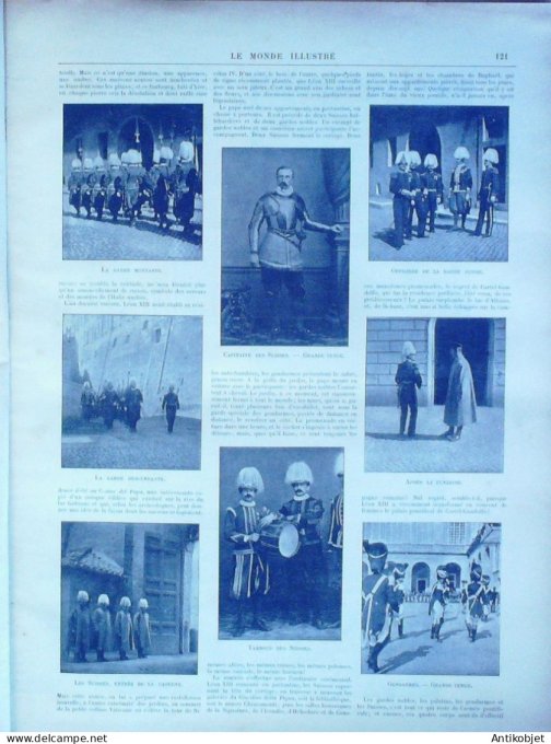 Le Monde illustré 1894 n°1952 Lille (59) Lyon (69) Vatican Della Pigna Caserio