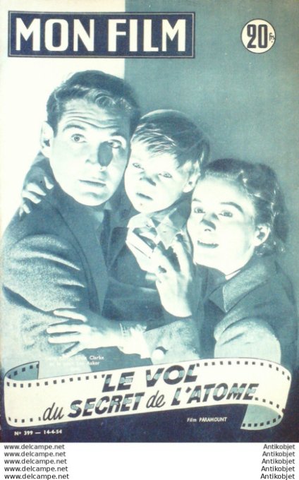 Mon Film 399 54-04-14 Le vol du secret de l'atome Gene Barry Lydia Clarke