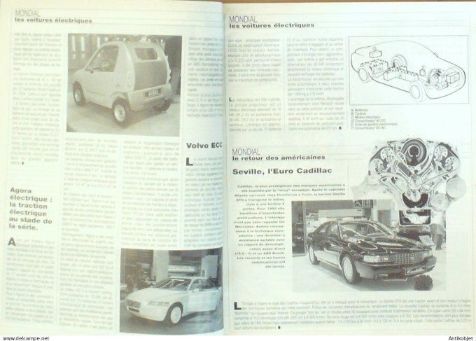 Revue Tech. Automobile 1992 n°545 Nissan Primera Renault Safrane Austin mini Peugeot 405