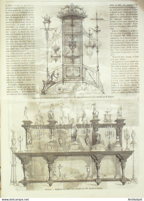 Le Monde illustré 1863 n°349 Toulouse (31) Compiègne (60) Italie Le Tibre Maroc coutumes