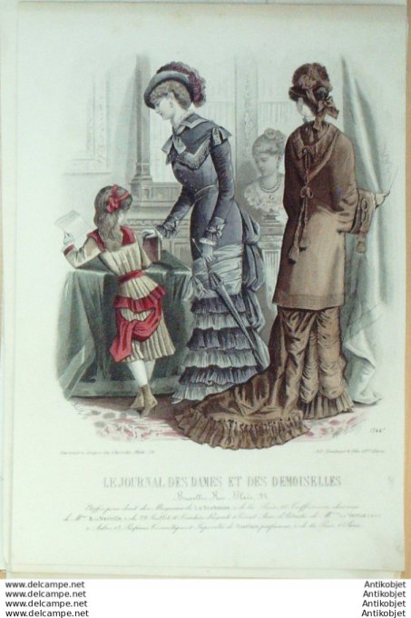 Journal des Dames Demoiselles 1880 # 1744 (Maison Scabieuse)