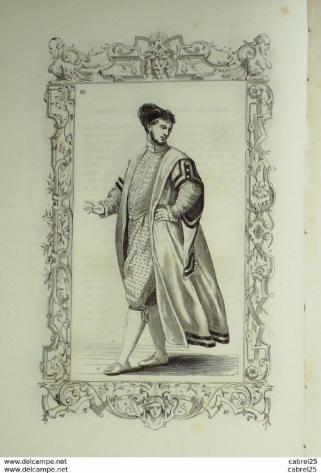 Italie VENISE noble venitien veste Pretina 1859