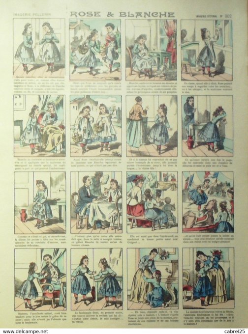 Rose & Blanche (Pellerin d'epinal)
