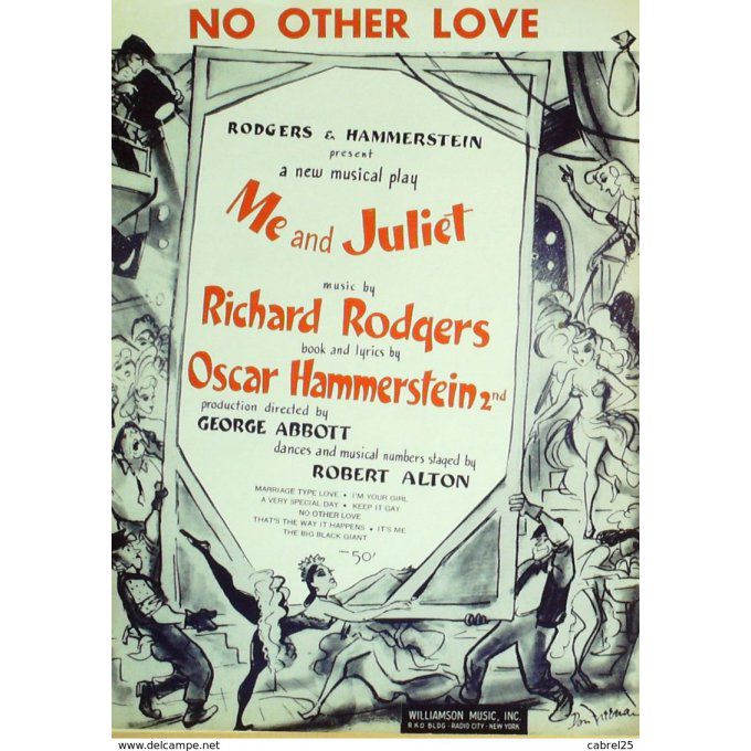 RODGERS/HAMMERSTEIN OSCAR-NO OTHER LOVE-1953