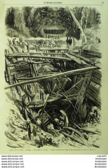 Le Monde illustré 1868 n°590 Espagne Bilbao Belgique Anvers Angleterre Kensington Bouligny (55) Auri