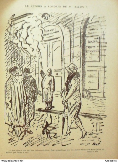 Le Rire 1923-10- 6 # 244 Journal humoristique Ed.Originale Vernissage