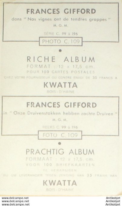Gifford Francès (Photo Imprimée Studio) 1930