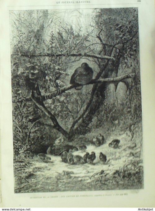 Le journal illustré 1866 n°291 Toulon (83) Arsenal Impératrice Prince wagons impériaux