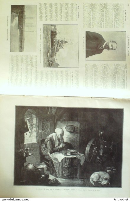 Le Monde illustré 1902 n°2378 Ethiopie Harar Makonnen Tchad Djibouti Arras (62) Menton (06) Berlin S