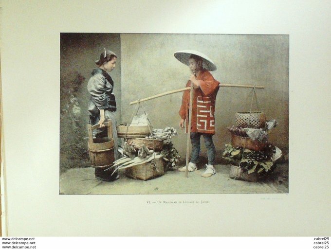 Japon MARCHAND de légumes