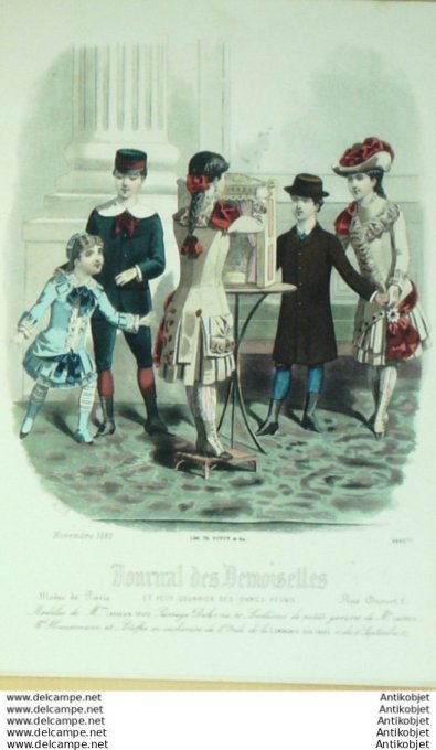 Journal de Demoiselles 1883 # 4440b (Maison Langevin) enfants