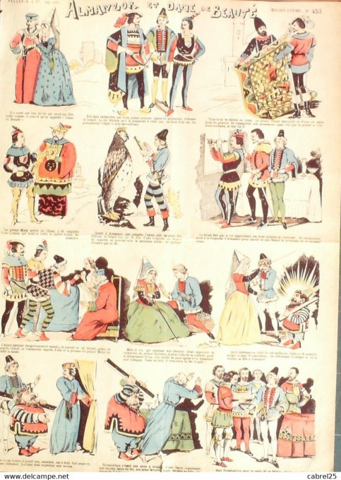 Almanzor & Dame  de Beaute (Pellerin d'epinal)