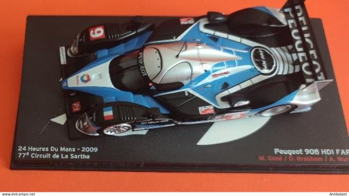 Peugeot 908 HDI FAP # 9 Le Mans 2009 1/43 Altaya
