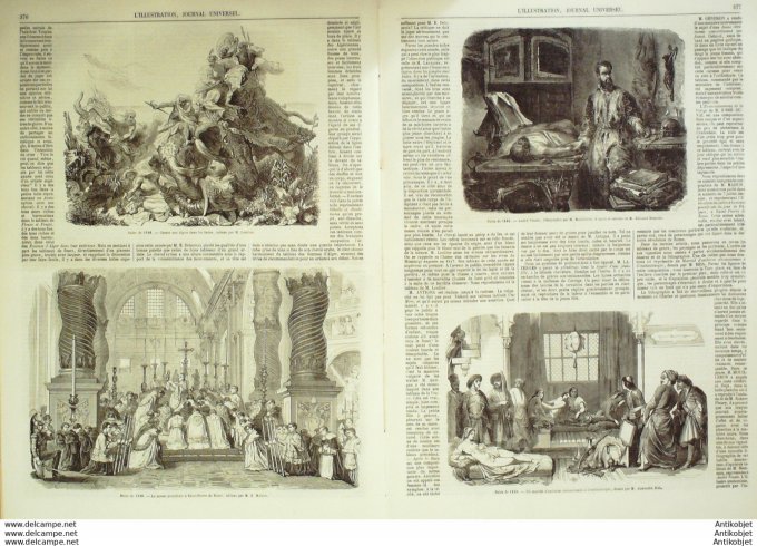 L'Illustration 1849 n°337 Turquie CONSTANTINOPLE Portugal OPORTO Danemark roi FREDERICK VII