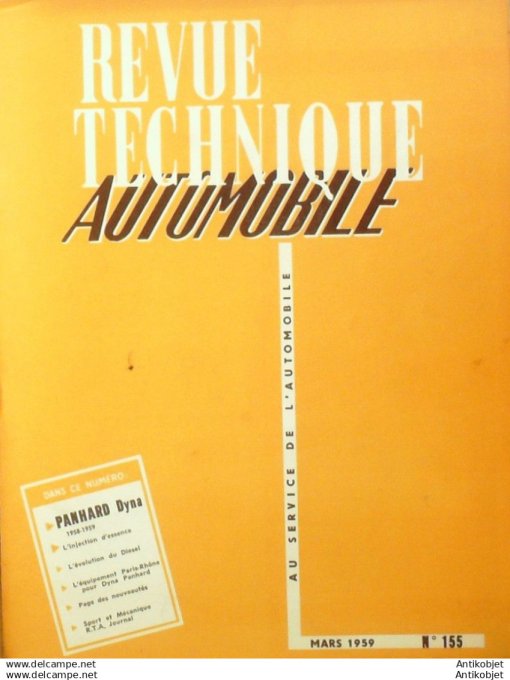 R.T Automobile Panhard Dyna Austin A55 Mighty Mite 155 # 1959